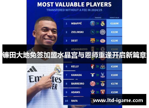 镰田大地免签加盟水晶宫与恩师重逢开启新篇章 镰田大地免签加盟水晶宫与恩师重逢开启新篇章